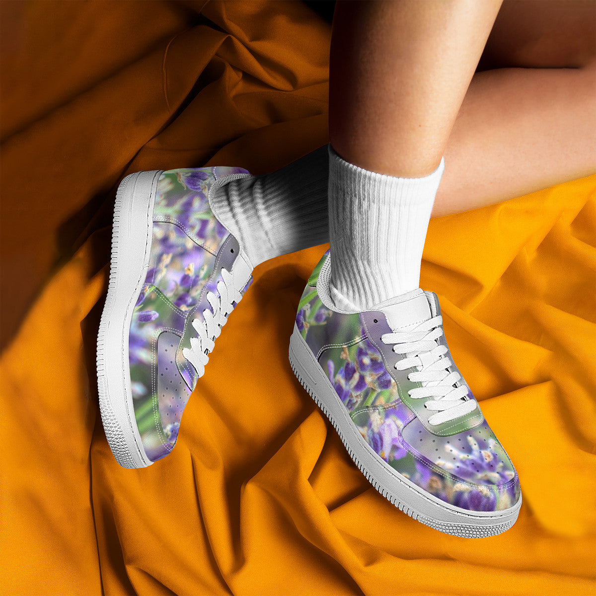 Lavendar Field Unisex Sneaker