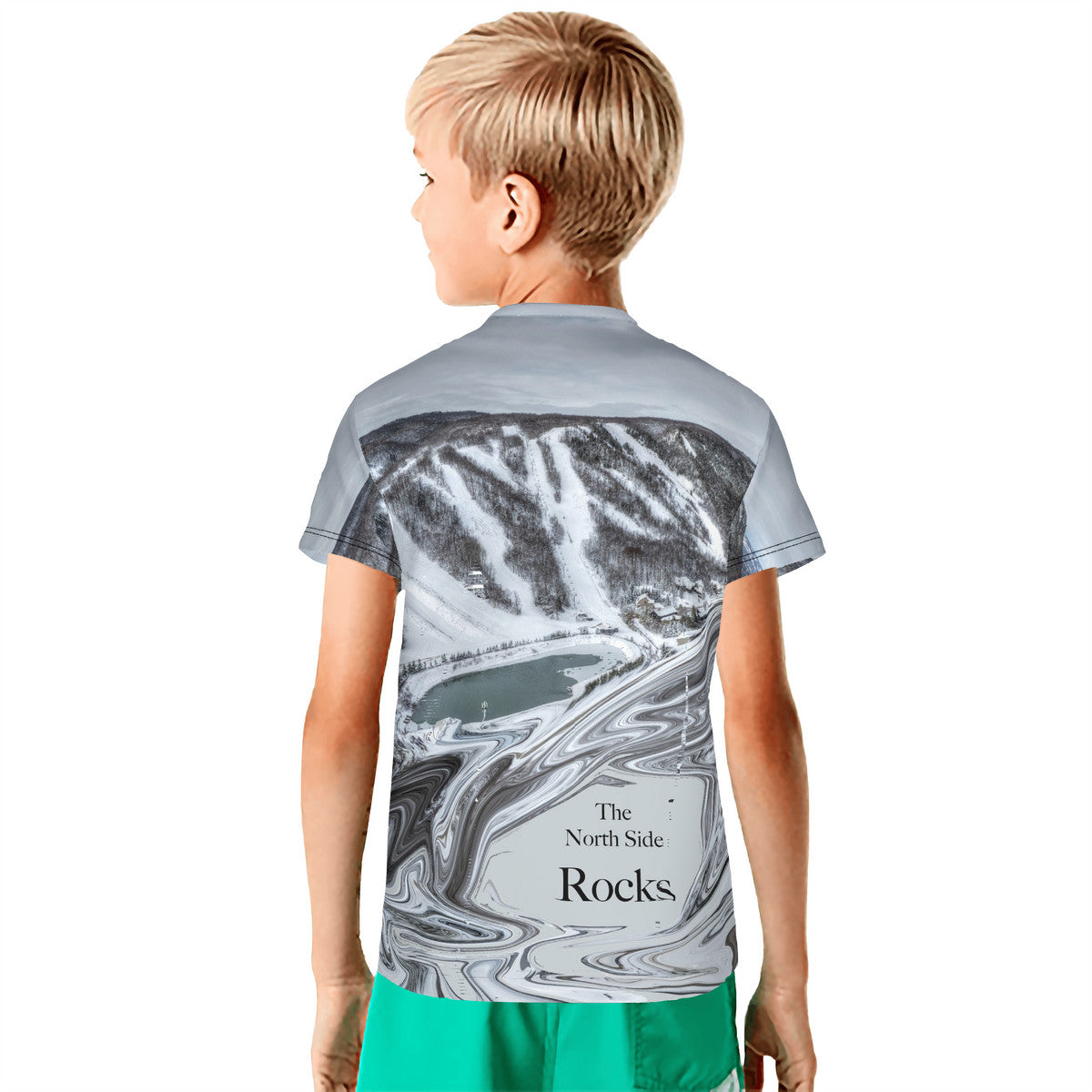 Alpine Ski the North Youth All-Over Print T-Shirt