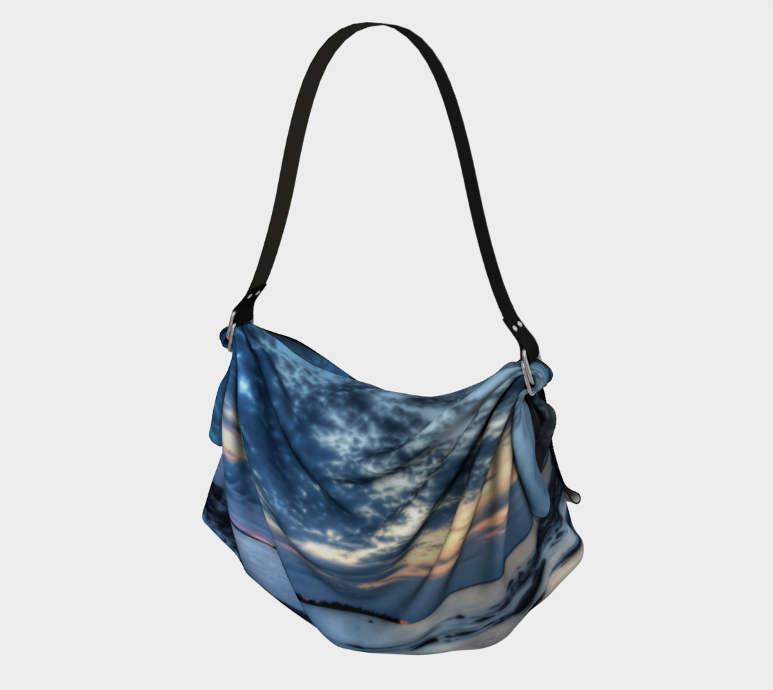 Blue Dawn Origami Tote